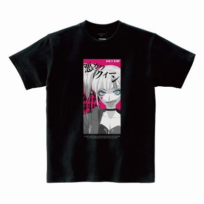【グッズ-Tシャツ】異世界スーサイド・スクワッド Haryley Quinn (ハーレイ ・ クイン) ビッグサイズTシャツ ブラック XL