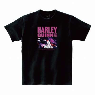 【グッズ-Tシャツ】異世界スーサイド・スクワッド Haryley Quinn (ハーレイ ・ クイン) フォトTシャツ ブラック L