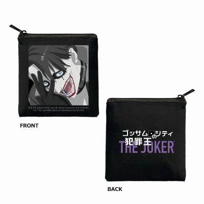 【グッズ-ポーチ】異世界スーサイド・スクワッド The Joker(ジョーカー) スクエアポーチ ブラック