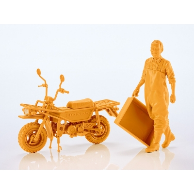 【プラモデル】PLAMAX MF-104 Rider's portrait Honda MOTRA イエロー 1/20