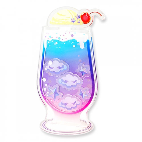 グッズ スタンドポップ ノンキャラオリジナル クリームソーダ ヴァイオレット にじ丸商店 アニメイト