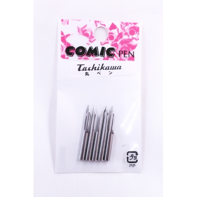 【画材-その他】コアデ ペン先 タチカワ丸ペン 5本組