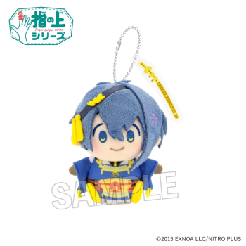 わんぱく 三日月 グッズ-マスコット わんぱく 刀剣乱舞 指の上シリーズ 刀剣乱舞 三日月宗近 指の上シリーズ ぬいぐるみ マスコット わんぱく