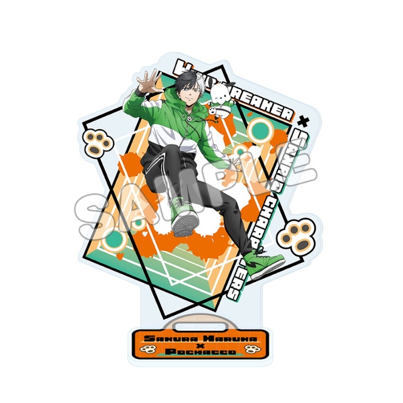 【グッズ-スタンドポップ】WIND BREAKER×サンリオキャラクターズ2 アクリルスタンド 桜遥×ポチャッコ