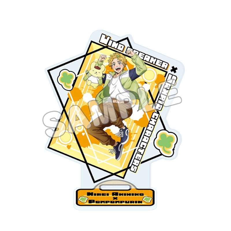 【グッズ-スタンドポップ】WIND BREAKER×サンリオキャラクターズ2 アクリルスタンド楡井秋彦×ポムポムプリン
