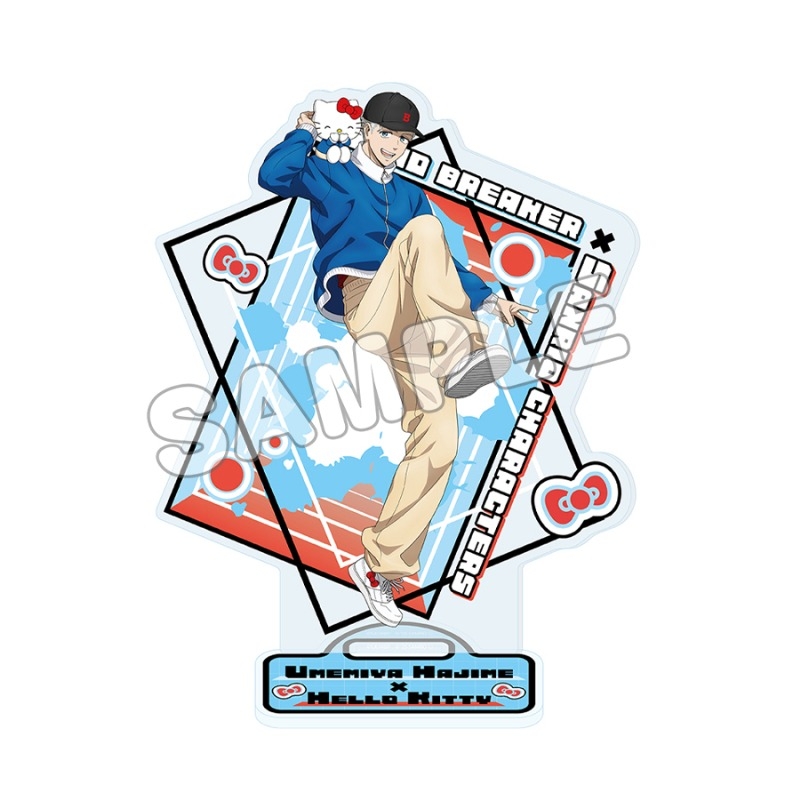 【グッズ-スタンドポップ】WIND BREAKER×サンリオキャラクターズ2 アクリルスタンド梅宮一×ハローキティ