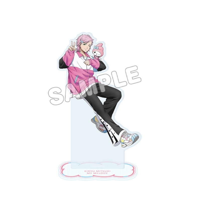 【グッズ-スタンドポップ】WIND BREAKER×サンリオキャラクターズ2 ビッグアクリルスタンド桐生三輝×マイメロディ