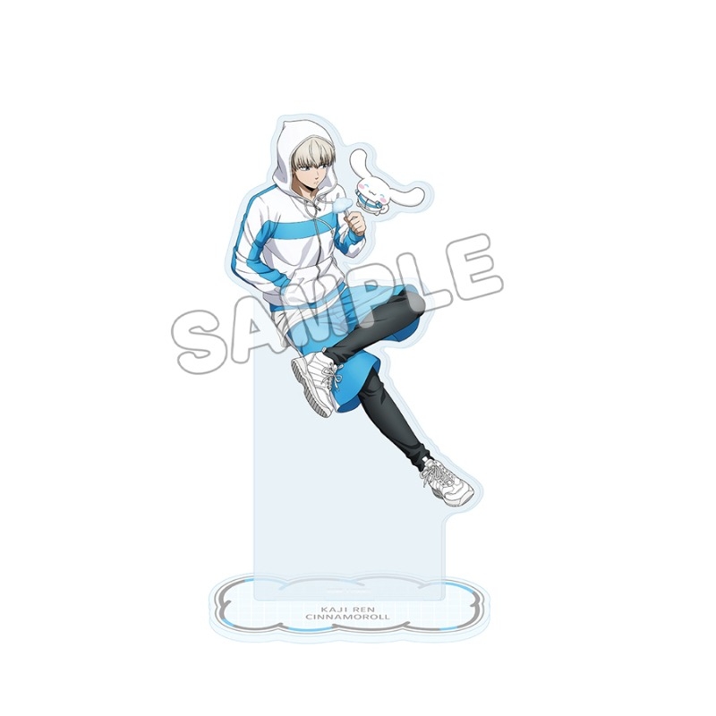 【グッズ-スタンドポップ】WIND BREAKER×サンリオキャラクターズ2 ビッグアクリルスタンド梶蓮×シナモロール