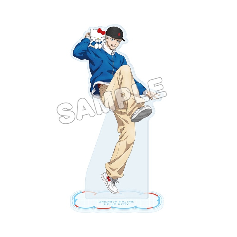 【グッズ-スタンドポップ】WIND BREAKER×サンリオキャラクターズ2 ビッグアクリルスタンド梅宮一×ハローキティ