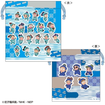 【グッズ-巾着】忍たま乱太郎 巾着(一年生・二年生)