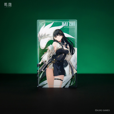 【グッズ-置きもの】鳴潮 共鳴者シリーズ フラッシュパウダー入りアクリルブロック ビャクシ(白芷)
