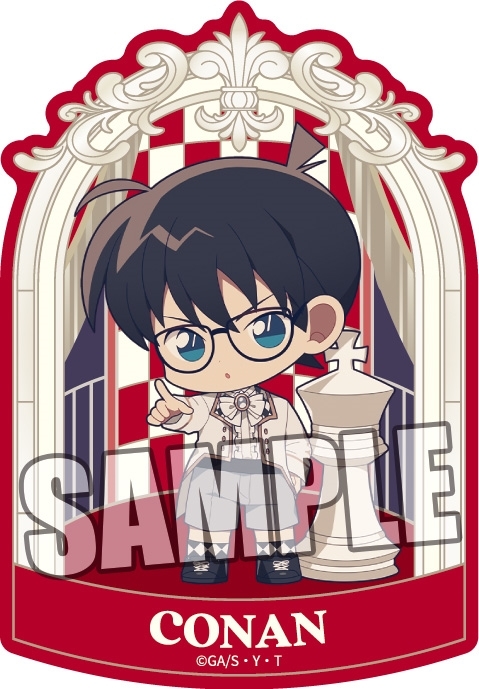 【グッズ-ステッカー】名探偵コナン ダイカットステッカー「江戸川 コナン」チェスVer.【再販】