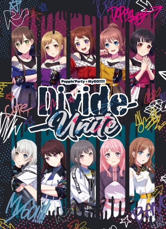 【Blu-ray】BanG Dream! バンドリ! Poppin'Party×MyGO!!!!! 合同ライブ「Divide/Unite」Blu-ray 【完全生産限定版（Blu-ray＋LIVE音源CD＋フォトブックレット）】