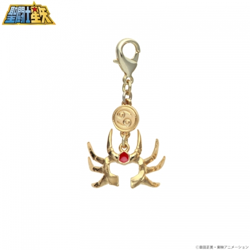 グッズ チャーム 聖闘士星矢 黄金聖闘士 ゴールドセイント アクセサリーチャーム キャンサーデスマスク アニメイト