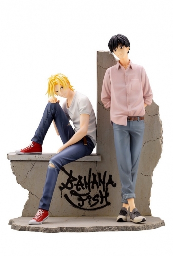 フィギュア】ARTFX J BANANA FISH アッシュ ＆ 英二 1/8 完成品 