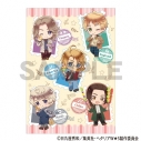 【グッズ-クリアファイル】ヘタリア World★Stars シングルクリアファイル ピンク 食べ歩きグルメ ミニキャラの画像