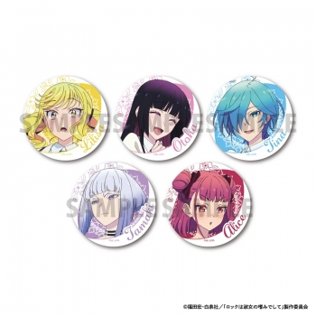 グッズ-バッチ】アニメ「ロックは淑女の嗜みでして」 トレーディング缶 ロックは淑女の嗜みでしてCD 特典缶バッジ未開封10個セット