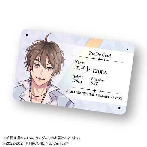 グッズ-カード】NU: カーニバル トレーディングプロフィールカード 