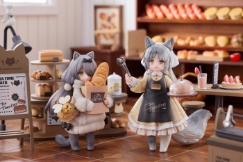 美少女フィギュア】『ティータイム キャッツ シーン』 にゃん町 “パン 