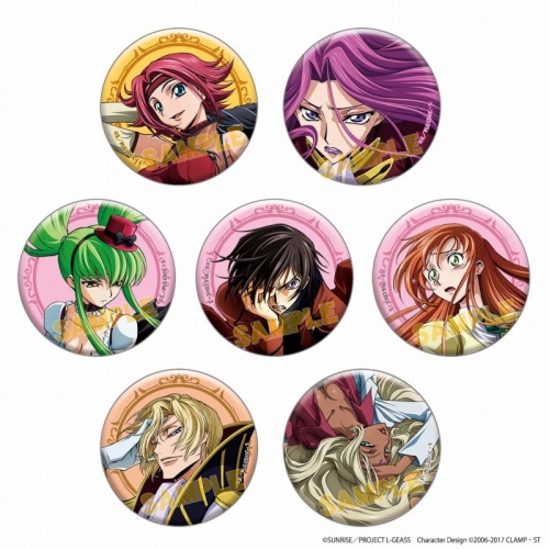 グッズ-バッチ】コードギアス 反逆のルルーシュ Blu-ray&DVDイラスト缶  