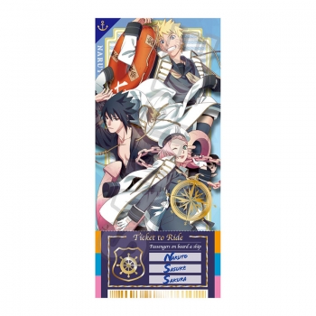 グッズ-ステッカー】NARUTO-ナルト- 疾風伝 マリンルック チケット風 