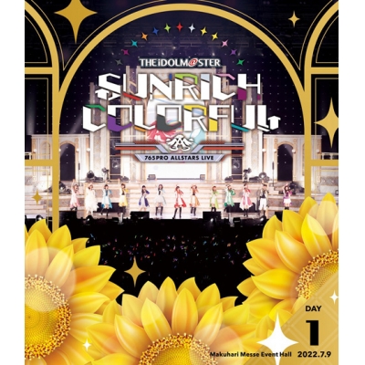 【Blu-ray】THE IDOLM@STER 765PRO ALLSTARS LIVE SUNRICH COLORFUL LIVE Blu-ray 通常版 DAY1