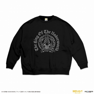 【グッズ-スウェット】TVアニメ「王様ランキング 勇気の宝箱」 ヨーロッパカレッジ風スウェット2 (デスハー) L