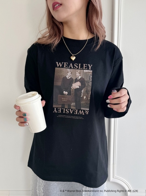グッズ-Tシャツ】ハリー・ポッター フレッド＆ジョージ ロングスリーブ 