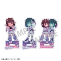 【グッズ-セット】銀河特急 ミルキー☆サブウェイ ホログラムアクリルスタンドセットA(チハル、マキナ、チハル&マキナ)/描き起こし第3弾 COSMOS☆IDOL 3点セット【アニメイト特典付】の画像