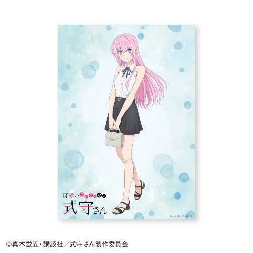 グッズ ポスター Tvアニメ 可愛いだけじゃない式守さん 耐水ポスター 式守さん 夏私服 Ver カラオケの鉄人 コラボ アニメイト