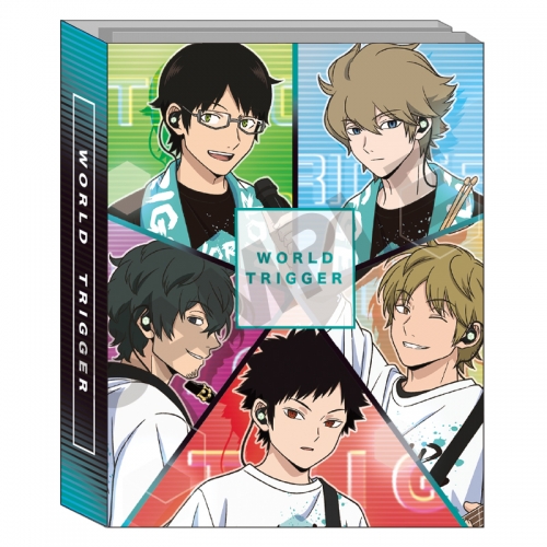 グッズ メモ帳 ワールドトリガー パタパタメモ ブルー バンド アニメイト