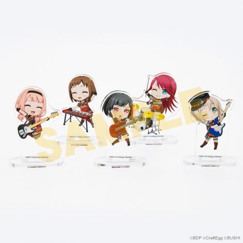 グッズ スタンドポップ バンドリ ガールズバンドパーティ ちびキャラアクリルスタンド Vol 1 フルセット アニメイト