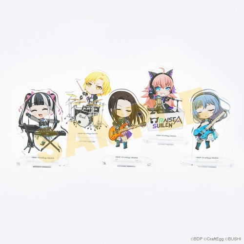 グッズ スタンドポップ バンドリ ガールズバンドパーティ ちびキャラアクリルスタンド Vol 1 フルセット アニメイト