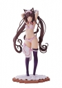 【美少女フィギュア】ネコぱら ショコラ ~着替えのひと時~ 1/7 完成品フィギュア【再販】の画像