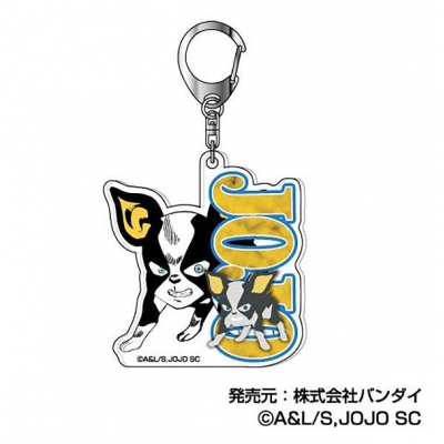【グッズ-キーホルダー】ジョジョの奇妙な冒険 スターダストクルセイダース 彩色影絵 アクリルキーホルダー 02イギー