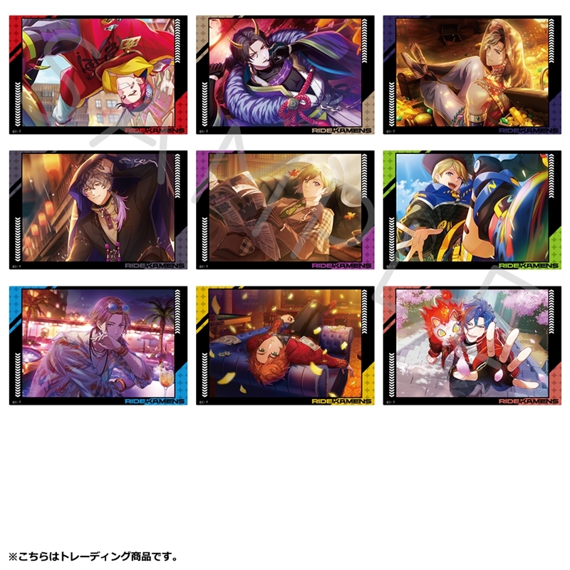 【グッズ-ステッカー】ライドカメンズ クリアカードステッカー