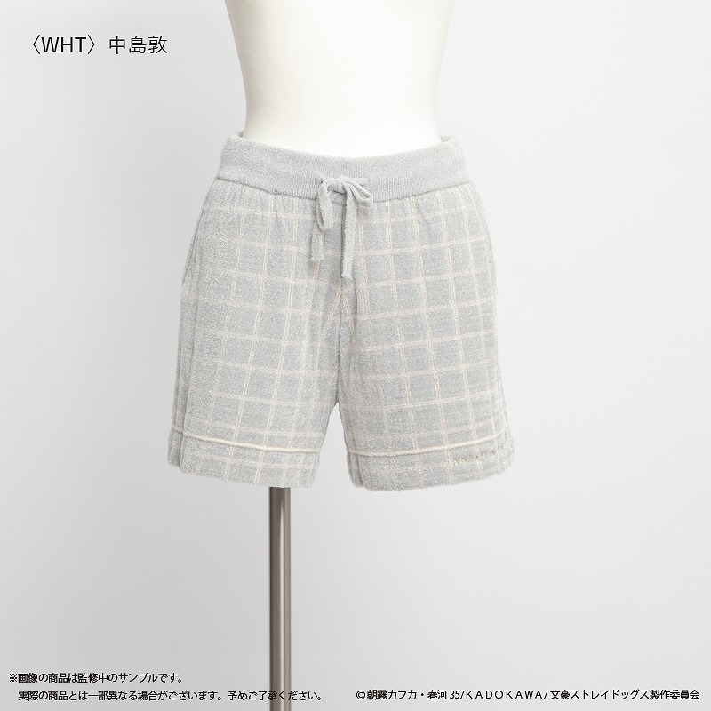 【グッズ-ルームウェア】文豪ストレイドッグス ルームウェアショートパンツ WHT 中島敦【Palude】