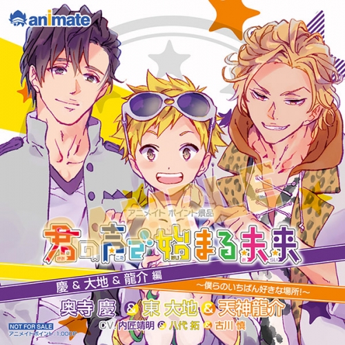 アニメイト 君の声で始まる未来ドラマcd 慶 大地 龍介 編 ポイント景品