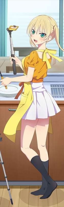グッズ-ピローケース】カノジョも彼女 描き下ろし抱き枕カバー 星崎 