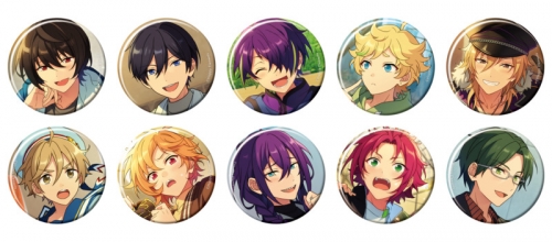 羽風薫 テーマスカウト缶バッジ テーマ缶 2023 Spring idol 思い出深く 