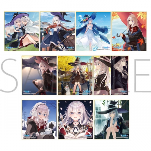 グッズ-色紙】魔女の旅々 ミニ色紙コレクション | アニメイト