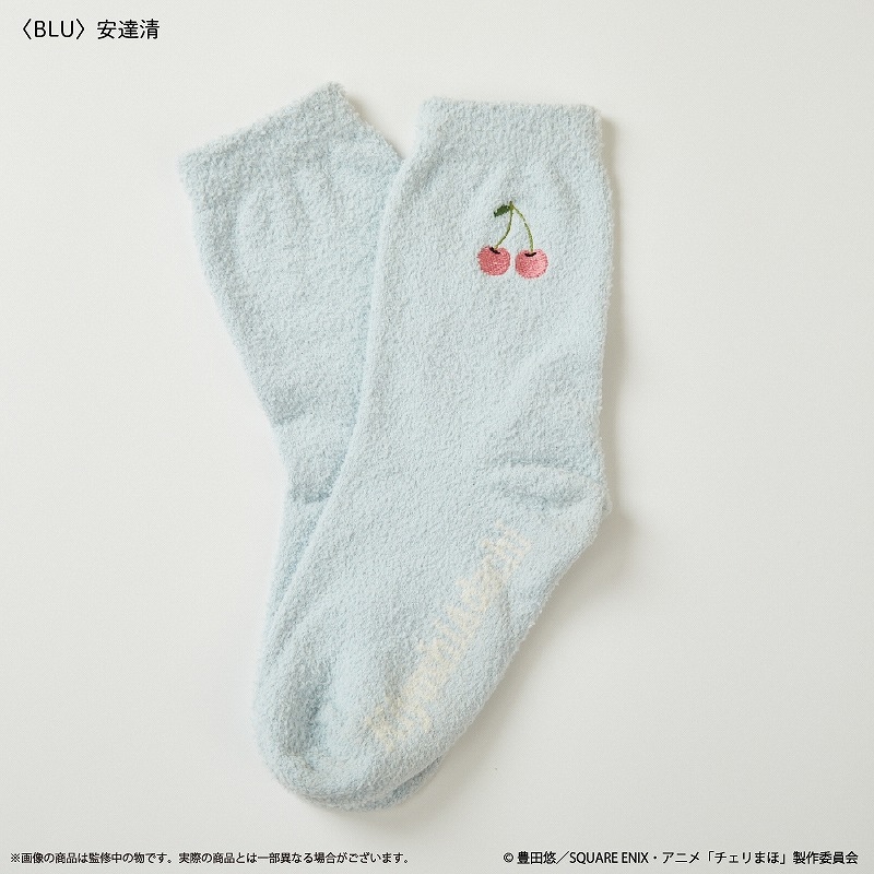 【グッズ-靴下】TVアニメ『30歳まで童貞だと魔法使いになれるらしい』 ルームソックス（レディース） BLU 安達清【Palude】