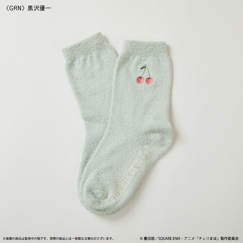 【グッズ-靴下】TVアニメ『30歳まで童貞だと魔法使いになれるらしい』 ルームソックス（レディース） GRN 黒沢優一【Palude】