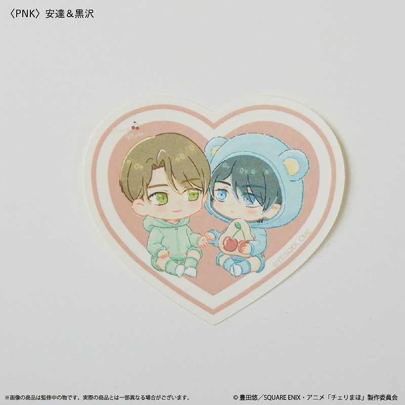 【グッズ-ステッカー】TVアニメ『30歳まで童貞だと魔法使いになれるらしい』 ステッカー PNK 安達＆黒沢【Palude】