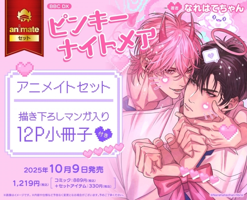 【コミック】ピンキーナイトメア アニメイトセット【描き下ろしマンガ入り12P小冊子付き】