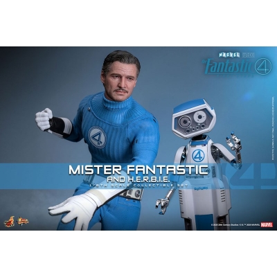 【アクションフィギュア】ムービー・マスターピース ファンタスティック4:ファースト・ステップ ミスター・ファンタスティック&ハービー 1/6