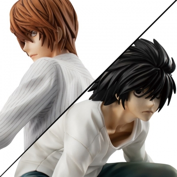 フィギュア】G.E.M.シリーズ DEATH NOTE（デスノート） 夜神月&L【再販 