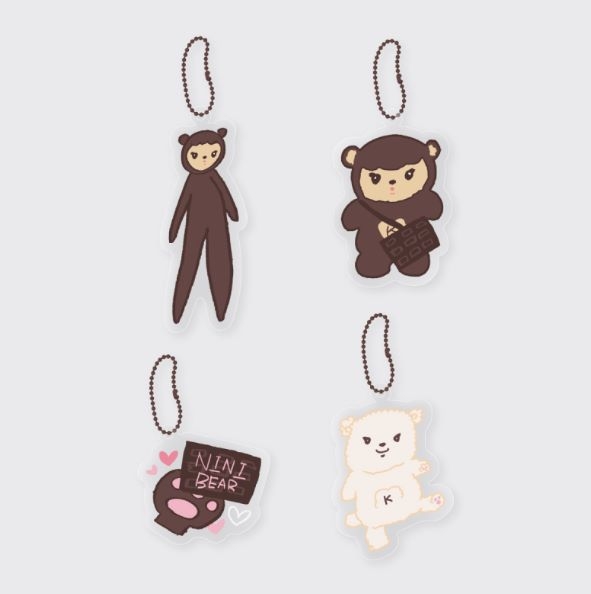 【Merchandise(Music)】Keychain 2025 KAI SOLO CONCERT TOUR [KAION]_Random Acrylic Keyring