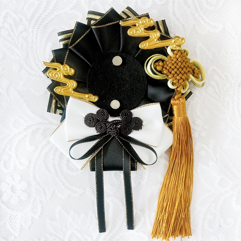 【グッズ-カバーホルダー】ノンキャラオリジナル チャイナロゼット ブラック【G.triGer】