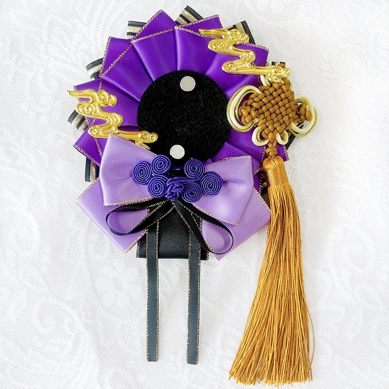 【グッズ-カバーホルダー】ノンキャラオリジナル チャイナロゼット パープル【G.triGer】